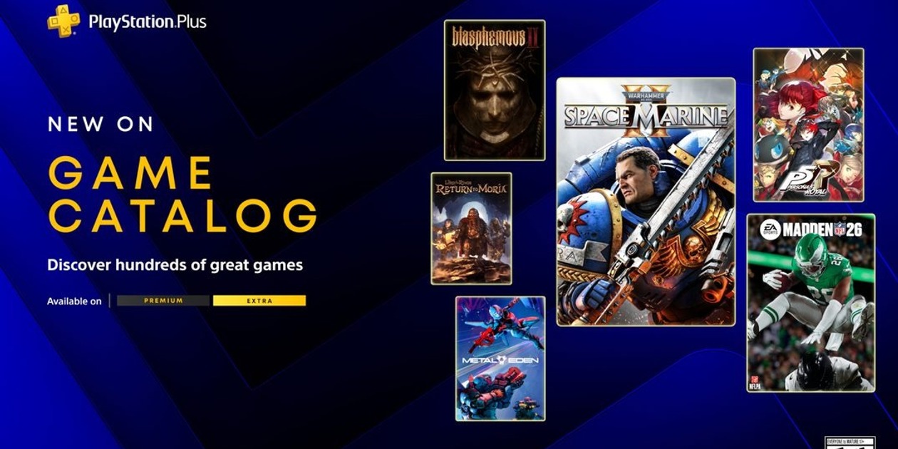 PS Plus Game Catalog for March 2026 Confirmed - Space Marine 2 and Persona 5 Royal