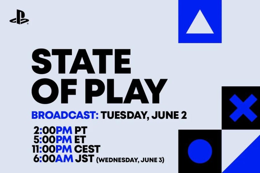Sony to Hold State of Play Event on June 2